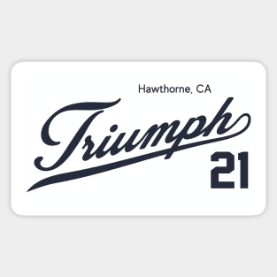 Triumph 21 Sticker